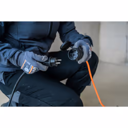 Brennenstuhl 1169960 multiprise 5 m Extérieure Noir, Orange