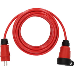 Brennenstuhl 9161100210 multiprise 10 m 1 sortie(s) CA Extérieure Noir, Orange