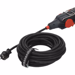Brennenstuhl 9161150161 multiprise 15 m 4 sortie(s) CA Extérieure Noir, Rouge