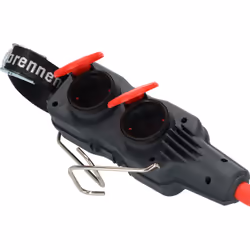 Brennenstuhl 9161150161 multiprise 15 m 4 sortie(s) CA Extérieure Noir, Rouge