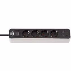 Brennenstuhl 1153240126, 1,5 m, Intérieure, Type F, Type F (CEE 7/4), Courbe, IP20