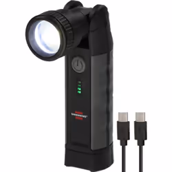 Brennenstuhl 1173750007, LED, 300 g, IP54, 2500 mAh, Noir, Lampe de travail portative