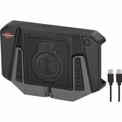 Brennenstuhl 1173780001, Intérieure, Recharge sans fil, 1 m, Noir, Gris