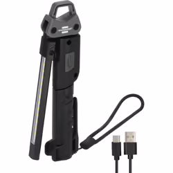 Brennenstuhl 1173730002, 3 W, LED, IP20, 800 mAh, Noir, Gris, Lampe de travail portative