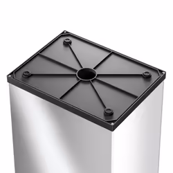 Hailo Big-Box Swing L Rectangulaire Acier inoxydable