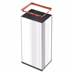 Hailo Big-Box Swing XL 52 L Rectangulaire Plastique, Acier Argent