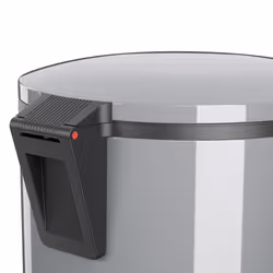 Hailo Pure XL 44 L Rond Acier Argent