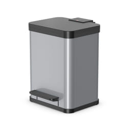 Hailo Öko duo Plus M 18 L Rectangulaire Acier Argent