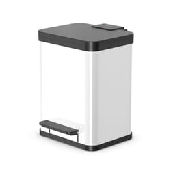 Hailo Öko duo Plus M 18 L Rectangulaire Acier Blanc