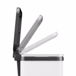 Hailo Öko duo Plus M 18 L Rectangulaire Acier Blanc