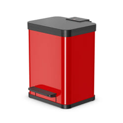 Hailo Öko duo Plus M 18 L Rectangulaire Acier Rouge