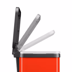 Hailo Öko duo Plus M 18 L Rectangulaire Acier Rouge