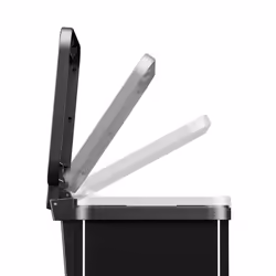 Hailo Öko duo plus M 18 L Rectangulaire Acier Noir