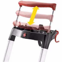 Hailo Topline L100 Echelle à marches Aluminium - Vue supplémentaire 4