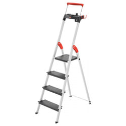 Hailo 8050-407 échelle Echelle pliante Aluminium, Noir