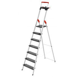 Hailo 8050-707 échelle Echelle pliante Aluminium, Noir