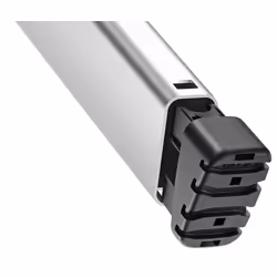 Hailo L60 Echelle à marches Aluminium, Noir, Rouge