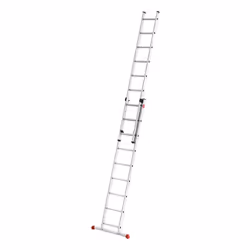 L'échelle coulissante à main 2x9 échelons Hailo ProfiStep Duo L'échelle coulissante à main 2x9 échelons Hailo ProfiStep Duo e ...