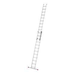 Echelle coulissante à main 2 plans 2x12 échelons 6m/6,75m en aluminium Hailo ProfiStep Duo