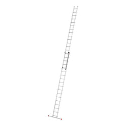 Echelle coulissante à main 2 plans 2x18 échelons 8,8m/9,5m en aluminium Hailo ProfiStep Duo