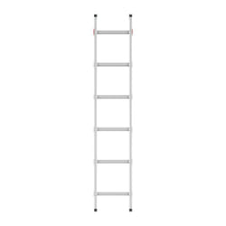 Echelle simple 6 échelons 1,7m/2,7m en alu professionnelle Hailo ProfiStep Uno
