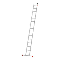 Echelle simple 15 échelons 4,2m/5,15m en alu professionnelle Hailo ProfiStep Uno