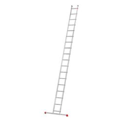 Echelle simple 18 échelons 5,1m/6m en alu professionnelle Hailo ProfiStep Uno