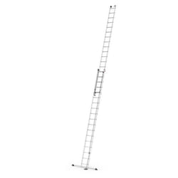 Hailo - Echelle coulissante à corde 2 plans 2x18 échelons 8,7m/9,5m en aluminium ProfiStep Duo