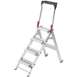 Marche pied 4 marches aluminium Hailo ST150