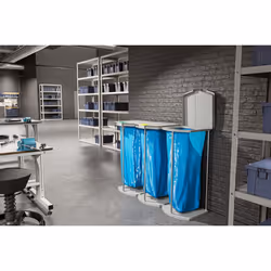 Hailo ProfiLine MSS XXXL Support de sac poubelle autonome Intérieure Métal, Plastique Gris - Vue supplémentaire 5