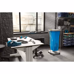 Hailo ProfiLine MSS XXXL Support de sac poubelle autonome Intérieure Aluminium, Métal, Plastique Gris - Vue supplémentaire 5