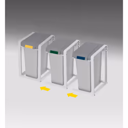 Hailo ProfiLine Öko XL Rectangulaire Plastique Gris