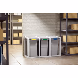 Hailo ProfiLine Öko XL Rectangulaire Plastique Gris