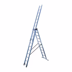 Description générale L'échelle transformable Hailo HobbyStep 3x11 échelons est conçue pour offrir une flexibilité d'utilisati ...