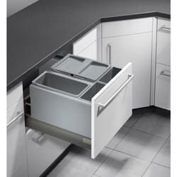 Poubelle de cuisine encastrable pour tiroir coulissant 29L Hailo as xxl 500