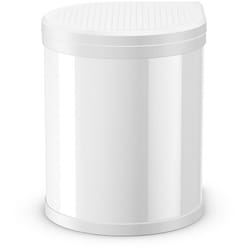 Hailo - Poubelle encastrable compact-box m 15L Blanc en inox