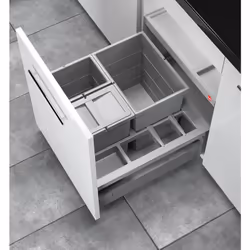 La poubelle de cuisine encastrable Hailo Separato K 500 34L La poubelle encastrable Hailo Separato K 500 34L facilite votre v ...