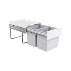 Description générale La poubelle de cuisine encastrable Hailo Raumspar Tandem 40L est conçue pour vous faciliter la vie tout  ...