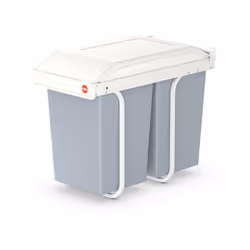 Description générale Cette poubelle de tri sélectif encastrable Hailo Multi-Box Duo L est idéale pour optimiser l'espace dans ...