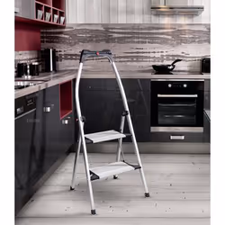 Hailo LivingStep Comfort Plus Echelle à marches Aluminium, Noir - Vue supplémentaire 4