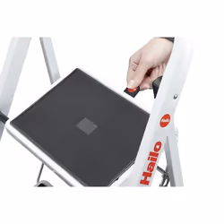 Hailo K20 Echelle pliante Noir, Blanc
