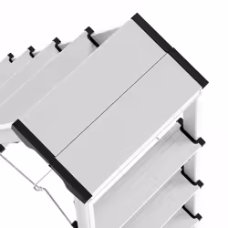 Hailo D60 Echelle à marches Aluminium