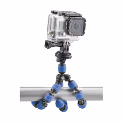 Cullmann Alpha 350 mobile trépied Téléphone portable 3 pieds Noir, Bleu - Vue supplémentaire 4