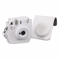 Cullmann RIO Fit 120, Boîtier de corps, Fujifilm, Instax mini 12, Sangle épaule, Blanc