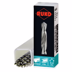 RUKO Spiralb. D338RN Shielded 2.5 MM HSS, Perceuse, Foret hélicoïdal, Rotation vers la droite, 2,5 mm, 57 mm, Aluminium, Lait ...