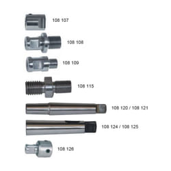 Adaptateur pour perceuse à pied magnétique adapté au cône Morse 3 avec sortie de cône Morse 2 Ruko 108125