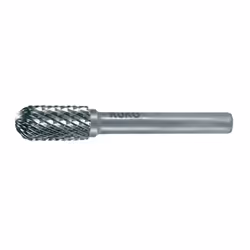 Carbure · Forme C (WRC selon DIN 8033) · Forme cylindrique à bout arrondi · Avec denture croisée · Ø de la tige de 6 mm (pour ...
