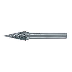 Carbure · Forme M (SKM selon DIN 8033) · Forme conique à bout pointu · Avec denture croisée · Ø de la tige de 6 mm (pour n° d ...