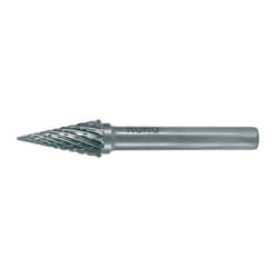 Fraise sur tige skm d. 6 mm long. tête 18 mm d. tige 6 mm carbure nu engrènement kvz 4