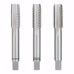 RUKO 230045, Outil de taraudage, Acier rapide, Rotation à droite, Argent, M 4,5, Tige carrée